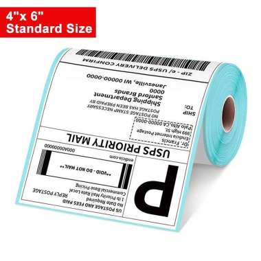Kertas Thermal Label Stiker 100x150mm 200 lembar
