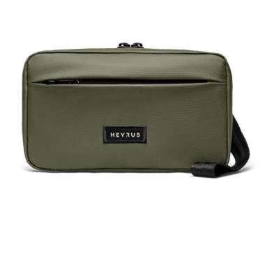 CLUCH BAG PRIA - HEYRUS RUSEL I Sling Bag Aruna Lite I Clutch Bag Pria Wanita Army