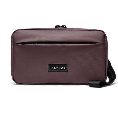 CLUCH BAG PRIA - HEYRUS RUSEL I Sling Bag Aruna Lite I Clutch Bag Pria Wanita Brown