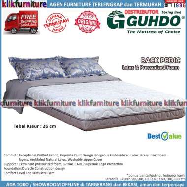 Kasur / Matras Springbed Guhdo BACK PEDIC Latex 120 x 200