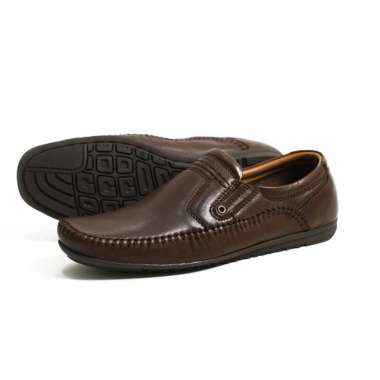 JUSTIN OTTO SEPATU PRIA MOCASSIN ART LEXUS 1986 42 HITAM