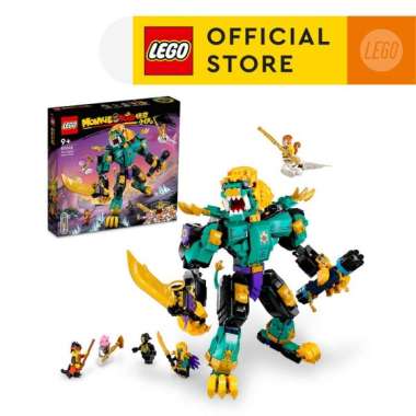 LEGO Monkie Kid 80048 The Mighty Azure Lion Building Toy Set (789 Pieces) Mainan Susun (9 Tahun+)