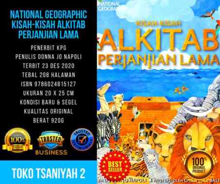 Buku Cerita Anak Bergambar National Geographic Kids Kisah Alkitab