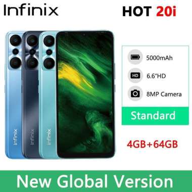 Infinix Hot 20i Ram 4 Rom 64GB Hijau