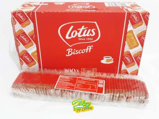 Biscuit Lotus Biscoff|Biskuit Karamel Isi 50pcs-312g