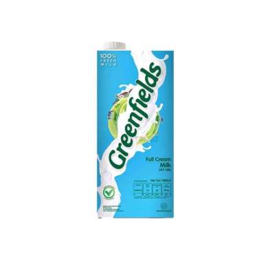 Susu Greenfields uht full cream 1 Liter.