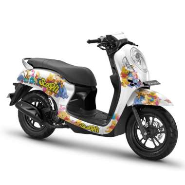 Decal Full body Sticker Scoopy 2021 2023 2022 2020 Winnie the Pooh 3 Merah