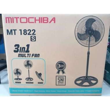 KIPAS ANGIN BESI 3IN1 BERDIRI 18 INCH MITOCHIBA MT1822S GARANSI RESMI