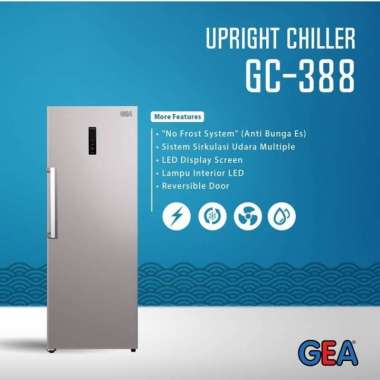 Gea Upright Chiller GC-388 / GC388 Kulkas Pendingin Chiller Semua