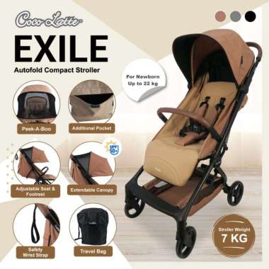 Cocolatte CL 13100 Exile Autofold Compact Stroller Khaki