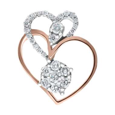 Liontin Berlian Wanita Heart Passion Jewelry - LWF1241