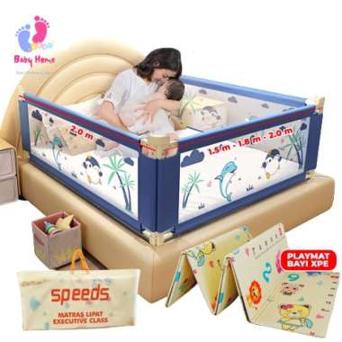 Baby Bedrail Speeds Safety Guard Pembatas Pengaman Kasur Bayi Balita Tempat Tidur Bayi 067-18 067-18