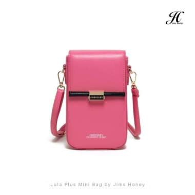 ZS Jims Honey Lula Bag Plus - Phone Bag - Sling Bag - Tas Selempang Wanit - GREEN HOTPINK