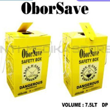 OBORSAVE - Safety Box 7,5 Liter | Tempat Sampah Medis