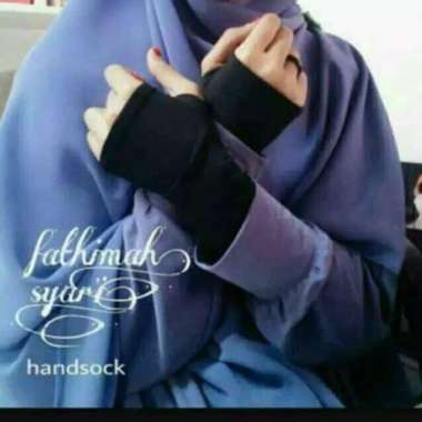 Manset Muslimah | Handsock Hijab Jilbab Syari 2 Jempol