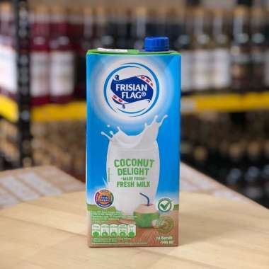 Promo Harga Frisian Flag Susu UHT Purefarm Coconut Delight 946 ml - Blibli