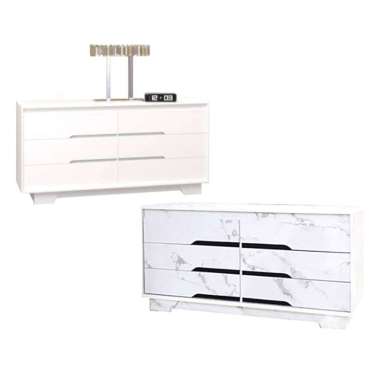 Rak TV (MK 07) / Buffet TV Minimalis / Rak TV Drawer Putih
