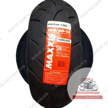 Maxxis Victra 150 60 13 Ban belakang Nmax ADV Tubeless BONUS Pentil