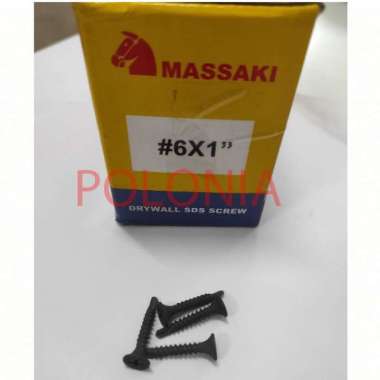 COD Skrup SDS #6x1" Sekrup Baut Gipsum Furing 1 ktk GROSIR ECER READY MEDAN