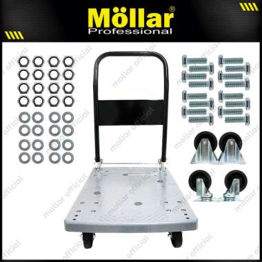 BLITZ Hand Truck 200 kg Troli Lipat Besi Alat Angkut Dorongan Barang