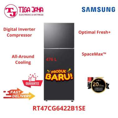 SAMSUNG RT47CG6422B1SE 465 L KULKAS 2 PINTU SAMSUNG KULKAS 2 PINTU RT47 DIGITAL INVERTER