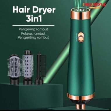 Hair Dryer Sisir Blow A05 Alat Pengering Rambut Profesional 3In1 Ori Multicolor