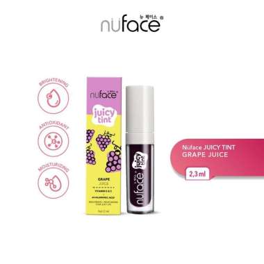 Nuface Juicy Tint lip tint & Nuface sheer lip balm nu face Grape lip tint