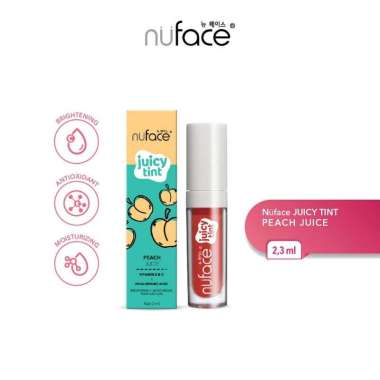 Nuface Juicy Tint lip tint & Nuface sheer lip balm nu face Peach lip tint