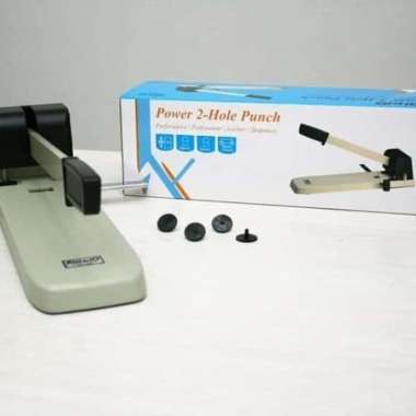 pembolong kw-trio 9330 power punch 2 hole Multicolor