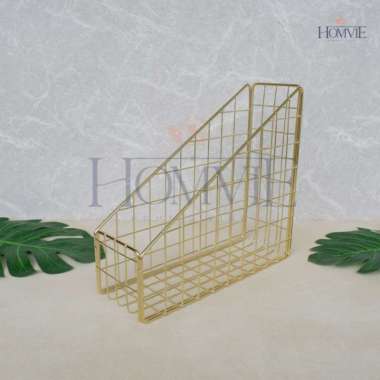 tempat majalah standing organizer rak rack susun buku berkas box file Multicolor