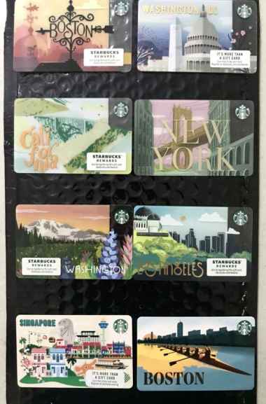 limited edition starbucks card Multicolor