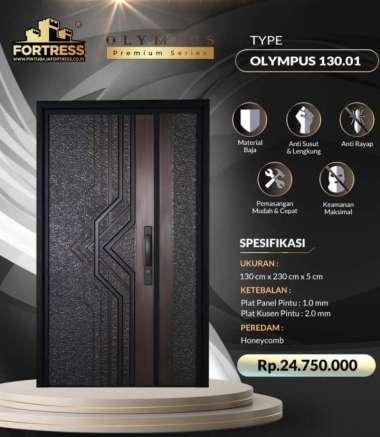 PINTU BAJA FORTRESS / PINTU RUMAH/ PINTU BAJA OLYMPUS 130 130x230