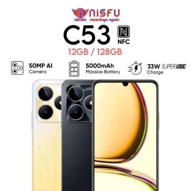Realme C53 NFC - Ram 12GB / Rom 128GB - Garansi Resmi