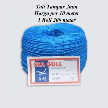 (10meter) Tali Tampar 2mm Kualitas Super Tali Tambang Tali Ris Tali Tukang Tali Lato 2mm 10meter