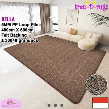 Tren-D-rugs Karpet polos jumbo permadani tikar sajadah musolah masjid lebar modern alas lantai ruang