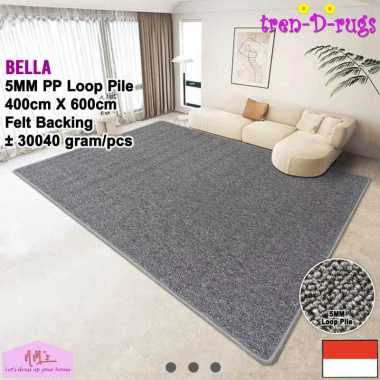 Tren-D-rugs Karpet polos jumbo permadani tikar sajadah musolah masjid lebar modern alas lantai ruang