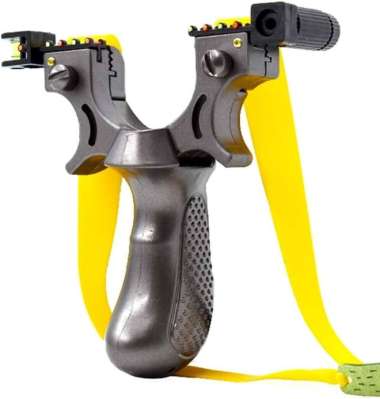 Ketapel Besi Tactical Laser sight Presisi slingshot flatband Waterpass