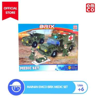mainan emco brix medic set