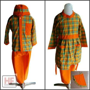 Seragam Anak Tk / Baju Muslim Tk Paud / Baju Muslim kotak Murah Multicolor