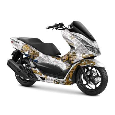 Decal Stiker Full Body Motor Honda PCX 160 / PCX150 Gatotkaca PCX 150 Putih