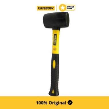 Krisbow Rubber Hammer Palu Karet 226 Gr - Hitam