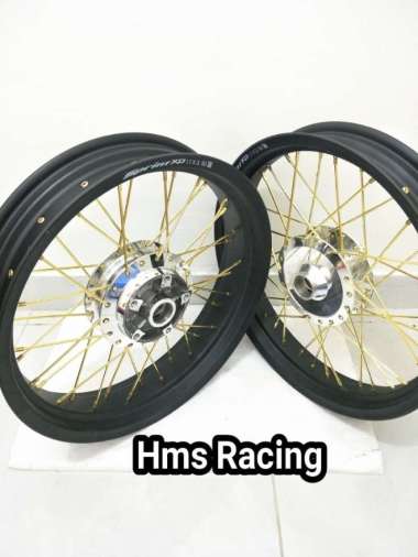 Sepaket Velg Rossi Ring 17 Lebar 250 350 17 Buat Motor Vixion- Nvl-Nva Multicolor