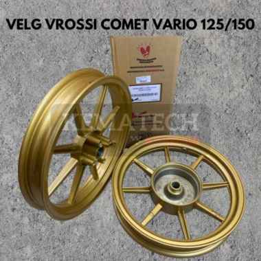 VELG MOTOR VROSSI COMET VARIO 125/150 PALANG 8 RING 14 (185/215) GOLD Multicolor