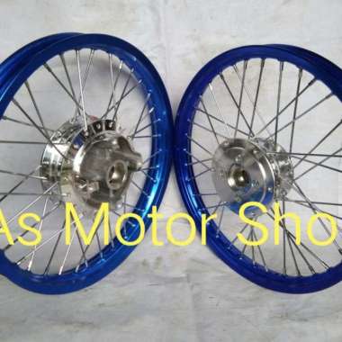 VELG SET ROSSI UKURAN 140 - 160 X 17 TROMOL CB150R OLD NEW MEGAPRO Multicolor