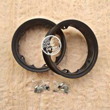 Velg Tubeless Vespa Merk Vrossi Vrx Ring 10 Black Multicolor