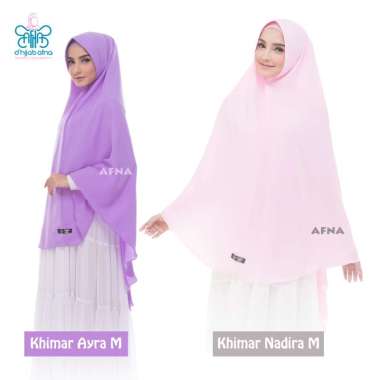 AFNA Khimar Ayra Nadira size M - Jilbab Hijab Kerudung Khimar Syari instant Pet Antem Non Pet Premiu