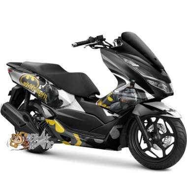 Stiker Decal Full Body Motor Honda PCX 150 PCX160 Manusia Kelelawar PCX 150 Putih