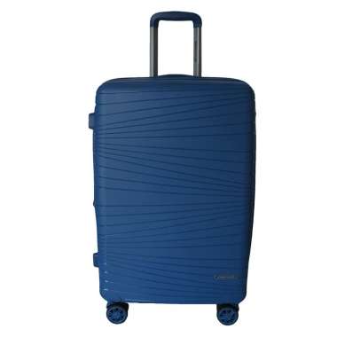 Navy Club Delta Koper Hardcase PP - 4 Roda Putar TSA Lock - Size 28 Inch Blue