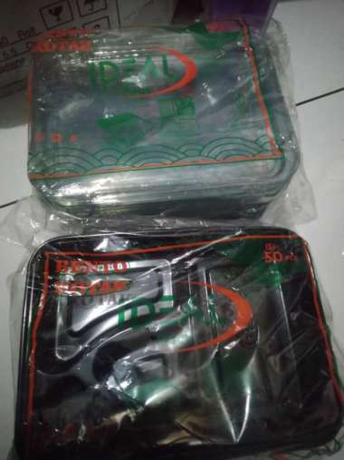 Mika Bento / Kotak Hokben / Bento Tray /Catering Box Sekat 4 Isi 50Set