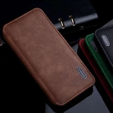 CASING OPPO RENO 10 PRO PLUS CASE RENO 10 / 10 PRO 5G FLIP LEATHER RENO 10 5G COKLAT